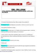 ACTUAL QUESTIONS AND CORRECT VERIFIED ANSWERS LATEST 2026-2027 UPDATE&period;
