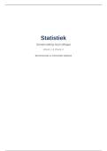 Samenvatting Statistiek &vert; Deeltentamen 1 week 1 &comma; 2 & 3 &vert; VU Amsterdam &vert; 2025&sol;26
