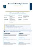 ATI FUNDAMENTALS PROCTORED EXAM RETAKE STUDY BUNDLE