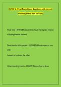 NUR 212&colon; Final Exam Study Questions with correct &NewLine;answers&vert;&vert;Brand New Version&vert;&vert;