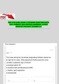 Test Bank&colon; NSG 4100 Adult Health III &lpar;Exam 4&rpar; &vert; Verified Nursing Questions & Answers &vert; Graded A&plus; Prep