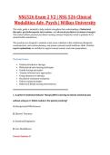 NSG530 Exam 2 V1&ndash;V3 &vert; NSG 530 Exam 1 V1&ndash;V3 &vert; Advanced Pathophysiology &vert; Wilkes University &vert; Complete Exam Bundle with Detailed Verified Answers