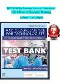 &colon; Radiologic Science for Technologists 12th Edition Complete Radiography Study Guide