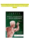 Physical Examination and Health Assessment &lpar;9th Ed&period;&rpar; &ndash; Jarvis Test Bank