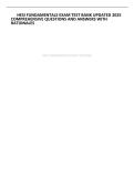HESI FUNDAMENTALS EXAM TEST BANK UPDATED 2025 COMPREHENSIVE QUESTIONS AND ANSWERS WITH RATIONALES