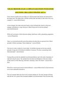 NUR 242 MED&sol;SURG EXAM 1&vert; COMPLETE QUESTIONS WITH EXPERT SOLUTIONS &vert; 2026 LATEST UPDATED &vert; GET A&plus;