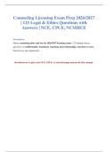 Counseling Ethics Exam 2026-2027&colon; 125 Questions