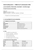 Samenvatting Duits VMBO GL TL Eindexamen 2026 - Leseverst&auml;ndnis Wortschatz Grammatik Werkwoorden Naamvallen Falsche Freunde Signalw&ouml;rter &plus; 15 Oefenvragen