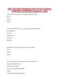 Jamf 100 Exam Questions and Correct Answers &lpar;VERIFIED ANSWERS&rpar; Graded A&plus; 2026