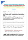 NR566-ADVANCED PHARMACOLOGY FOR CARE OF THE FAMILY&comma; PHARMACOLOGY REVIEW &sol; FNP REVIEW