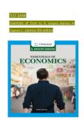 Test Bank for Essentials of Economics&comma; 9th Edition by N&period; Gregory Mankiw &vert; Chapters 1&ndash;24 Complete
