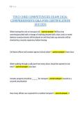 TDCJ CORE COMPETENCIES EXAM 2026-&NewLine;COMPREHENSIVE Q&A FOR CERTIFICATION&NewLine;SUCCESS&NewLine;