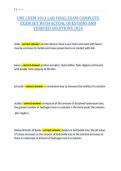 UNE CHEM 1011 LAB FINAL EXAM-COMPLETE&NewLine;EXAM SET WITH ACTUAL QUESTIONS AND&NewLine;VERIFIED SOLUTIONS 2026