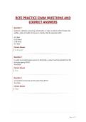 RCFE PRACTICE EXAM QUESTIONS AND COORECT ANSWERS&period;