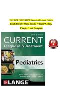 CURRENT Diagnosis & Treatment Pediatrics &lpar;26th Ed&rpar; Bunik & Hay &ndash; Complete Test Bank