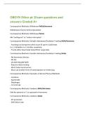 OBGYN Other pt 1Exam questions and&NewLine;answers Graded A&plus;