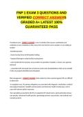 FNP 1- Exam 3 QUESTIONS AND VERIFIED CORRECT ANSWERS GRADED A&plus; -LATEST 2026-2027- 100- GUARANTEED PASS&period;docx&NewLine;&NewLine;
