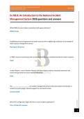 IS-700&period;B&colon; An Introduction to the National Incident Management System 2026 questions and answers