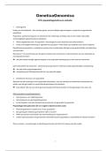 Samenvatting Genetica en Genomica H14&colon; Populatiegenetica &vert; UHasselt &vert; 2025&sol;26