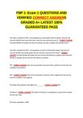 FNP 1- Exam 1 QUESTIONS AND VERIFIED CORRECT ANSWERS GRADED A&plus; -LATEST 2026-2027- 100- GUARANTEED PASS&period;docx&NewLine;&NewLine;