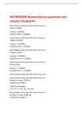 Pathfinder Nomenclature Exam questions and&NewLine;answers Graded A&plus;&NewLine;Aerial Delivery Sling Type XXVI&NewLine;Multi-Loop Line&NewLine;3 Foot Apex Ring or Donut Ring&period; Rated capacity&colon; 10&comma;000 lbs&NewLine;Type IV Connector Link&period; Rated capacity&colon; 12&comma;500 lbs&NewLine;Base Plate&NewLine;Item on the far le