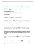 Patho 3850 review Questions and Answers &vert; 2026 Update &vert; 100&percnt;&NewLine;Correct