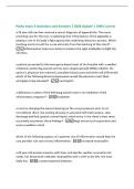 Patho exam 3 Questions and Answers &vert; 2026 Update &vert; 100&percnt; Correct&NewLine;a 23 year old man has received a recent diagnosis of appendicitis&period; The nurse&NewLine;providing care for the man is explaining that inflammation of the appendix is&NewLine;playing a role in his body