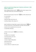 patho for nurses South College exam 2 Questions and Answers &vert; 2026&NewLine;Update &vert; 100&percnt; Correct