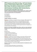 SW101 Introduction to Social Work Exam Prep &ndash; Real Practice Questions&comma; Answers & Detailed Rationales &lpar;Updated 2026&rpar;  &vert; Foundations of Social Work Practice&comma; Human Behavior & Social Environment&comma; Social Welfare Policies & Ethics&comma; Case Management & Client Adv