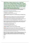 NURS230 Maternal-Newborn Nursing Exam Prep &ndash; Real Practice Questions&comma; Answers & Detailed Rationales &lpar;Updated 2026&rpar;  &vert; Prenatal & Postpartum Care&comma; Labor & Delivery Nursing&comma; Fetal Monitoring & Obstetric Assessment&comma; Newborn Care & Neonatal Disorders&comma; High-Ri