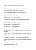 MEEN-345 MIDTERM -1 STUDY GUIDE