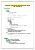 Maternal Newborn ATI Complete Study Guide Test 1 Chapters 1&ndash;2 Notes Review