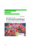 TEST BANK For Davis Advantage for Pathophysiology Introductory Concepts and Clinical Perspectives 3rd Edition By Theresa Capriotti&comma; All 42 Chapters Covered&comma; Verified Latest Edition
