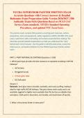 NYCHA SUPERVISOR PAINTER WRITTEN EXAM &NewLine;Accurate Questions with Correct Answers & Detailed &NewLine;Rationales Exam Preparation Guide Version 2026&sol;2027 &vert; 500 &NewLine;Authentic Exam-Style Questions Based on DCAS Civil &NewLine;Service Exam standards&comma; NYCHA Standard Operating 