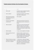 Pesticide Applicator Certification Exam Quiz Questions & Answers&period;