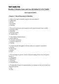 Test Bank for Bioethics&colon; Principles&comma; Issues&comma; and Cases 6th Edition &lpar;Lewis Vaughn&comma; 2025&rpar;&comma; Chapter 1-11 &vert; All Chapters