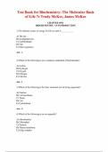 Test Bank for Biochemistry&colon; The Molecular Basis of Life 7th Edition &lpar;McKee&comma; 2020&rpar;&comma; Chapter 1-19 &vert; All Chapters