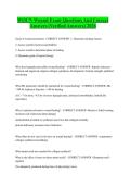 WOCN Wound Exam Questions And Correct Answers &lpar;Verified Answers&rpar; 2026