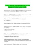 Exam 1 Wound Care Questions And Correct Answers &lpar;Verified Answers&rpar; 2026