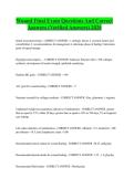 Wound Final Exam Questions And Correct Answers &lpar;Verified Answers&rpar; 2026