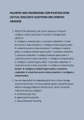PALANTIR DATA ENGINEERING CERTIFICATION EXAM &lpar;ACTUAL 2026&sol;2027&rpar; QUESTIONS AND VERIFIED ANSWERS