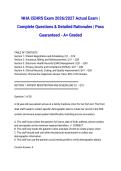 NHA CEHRS Exam 2026&sol;2027 Actual Exam &vert; Complete Questions & Detailed Rationales &vert; Pass Guaranteed - A&plus; Graded