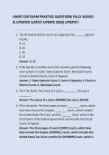 AAERT CER EXAM PRACTICE QUESTIONS FULLY SOLVED & UPDATED &lpar;LATEST UPDATE 2026&rpar; UPDATE&excl;&excl; 