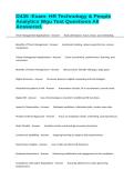 D435 -Exam- HR Technology & People Analytics Wgu Test Questions All Answered&period;