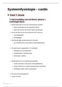 Lesnotities&colon; Systeemfysiologie - cardio