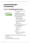Lesnotities&colon; Systeemfysiologie - Voortplanting