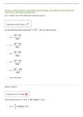 MATH 3321 EMATH EXAM 1 &vert; QUESTIONS AND ANSWERS &vert; 2026 UPDATE &vert; WITH COMPLETE SOLUTIONS - UNIVERSITY OF HOUSTON&period;