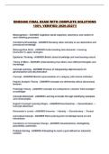 EDHD460 FINAL EXAM WITH COMPLETE SOLUTIONS 100&percnt; VERIFIED 2026-2027&excl;&excl;