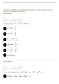 MATH 3321 EMATH EXAM 2 &vert; QUESTIONS AND ANSWERS &vert; 2026 UPDATE &vert; WITH COMPLETE SOLUTIONS - UNIVERSITY OF HOUSTON&period;