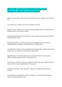 WGU D115&colon; Advanced Pathophysiology Exam Questions 2025 with Correct Answers